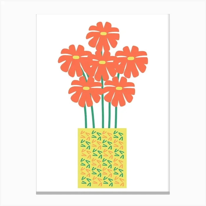 Phlox Flowers Canvas Print by Qubes