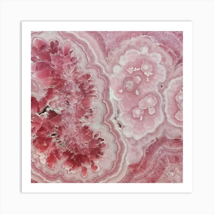 Pink crystal Art Print by winnem