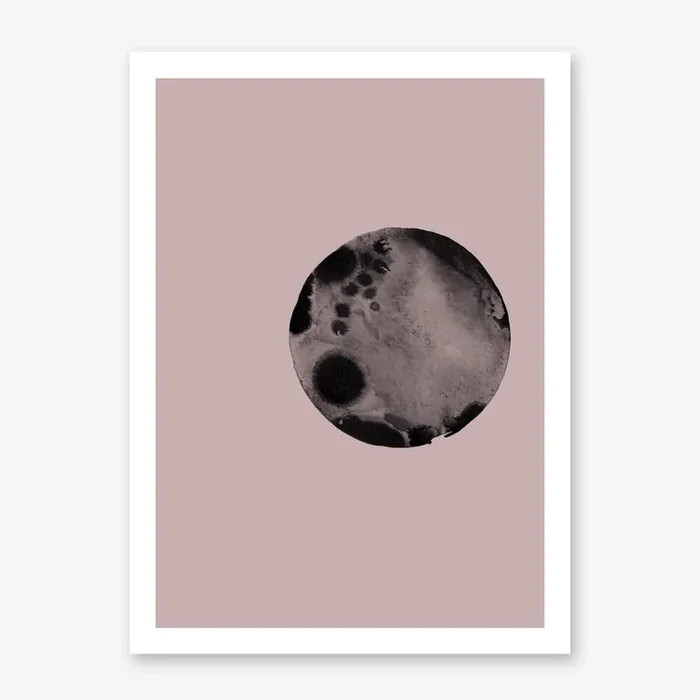 Pink Moon II Art Print by THIS LAKSHMI
