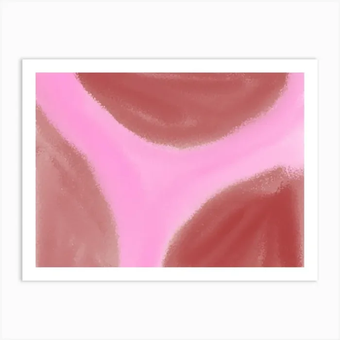 Pink Roses Art Print by Vioje