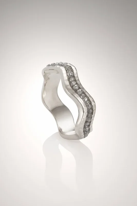Platinum Wave Ring