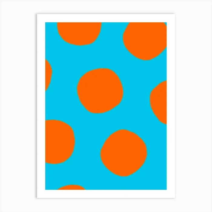 Polka Dots 1 Art Print by Molly Gransden