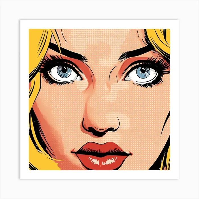 Pop Art Art PrintTN by Tom Nulens