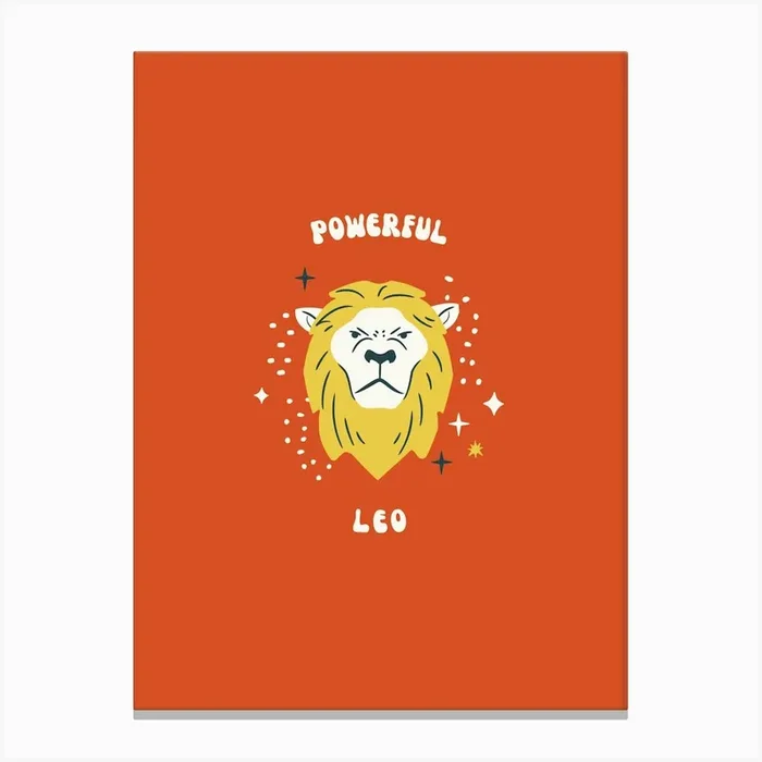 Powerful Lion Canvas Print by marybazar