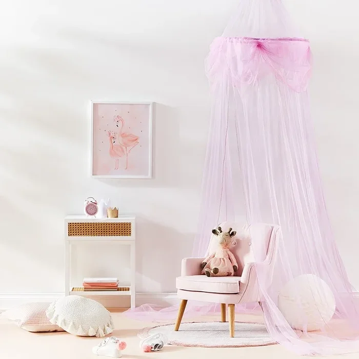 Princess Lilac Ruffle Canopy