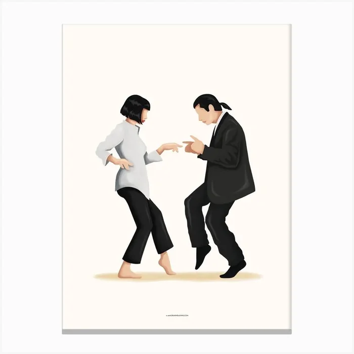 Pulp Fiction Canvas Print by Nour Tohme