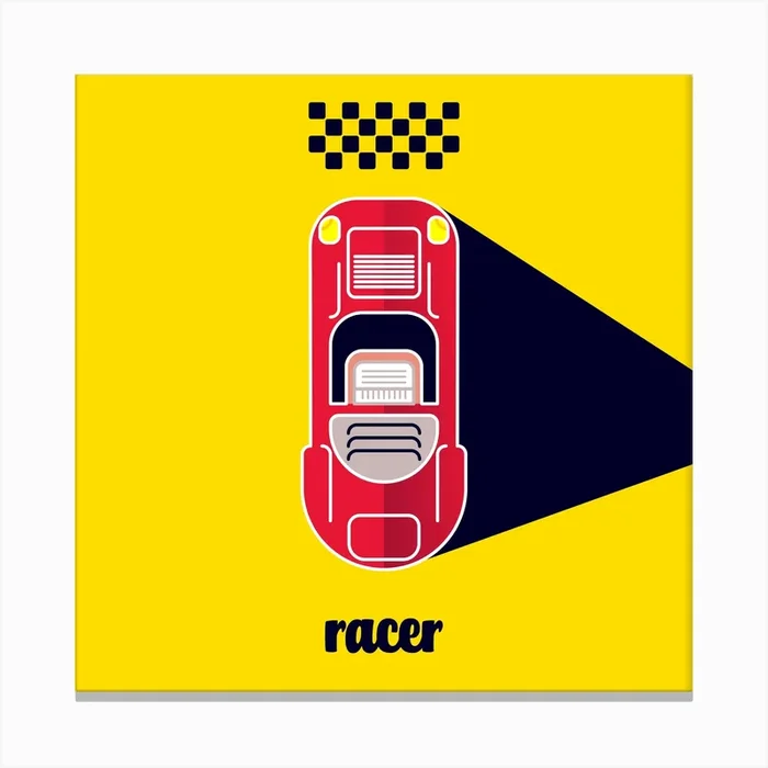 Racer Two Canvas Print by Sasha Lend