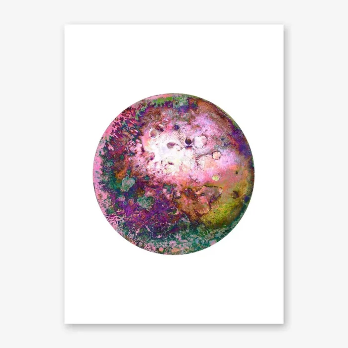 Rainbow Pow Pow Art Print by Julia Hariri