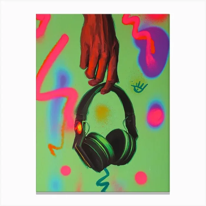 Ready To Play Canvas Print by Pop Art By Tadej