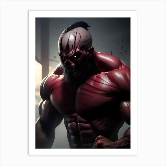 Red Demon Art Print by Quantumchill