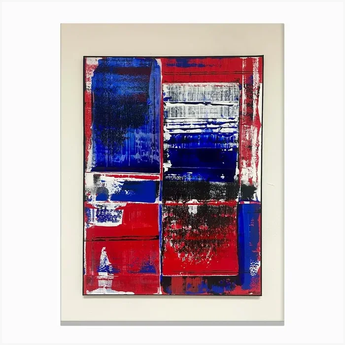 Red N Blue Canvas PrintJS by Jan Simecek