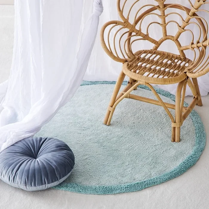 Reece Denim Large Round Rug