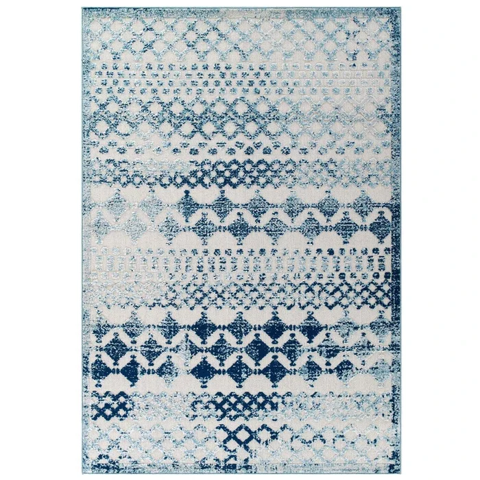 Reflect Giada Abstract Diamond Moroccan Trellis Indoor/Outdoor Area Rug by Modway