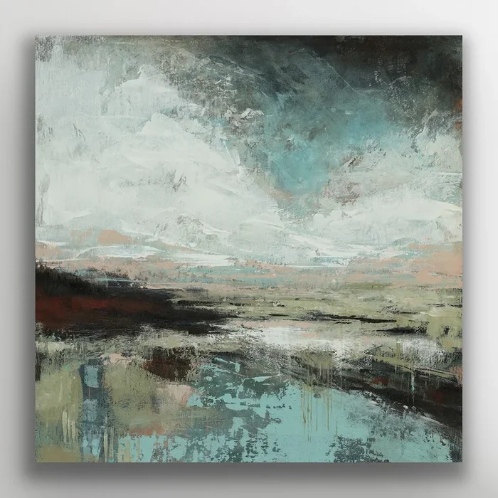 Reflections Landscape (2025) Acrylic painting by Melinda MacDonald