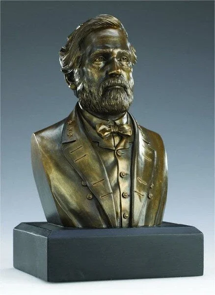 Robert E. Lee Bust 6 ” Bronze