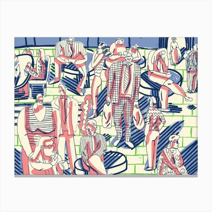 Royal Exchange Square Canvas Print by Katie Malone