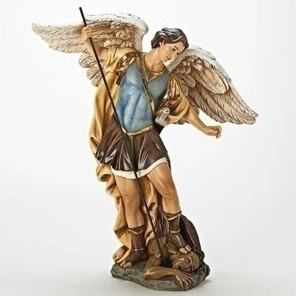 Saint Michael Figurine Statue 18.75 ” High