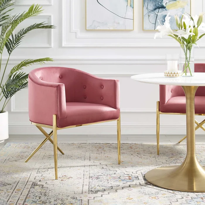 Savour Tufted Performance Velvet Accent Dining Armchair by Modway