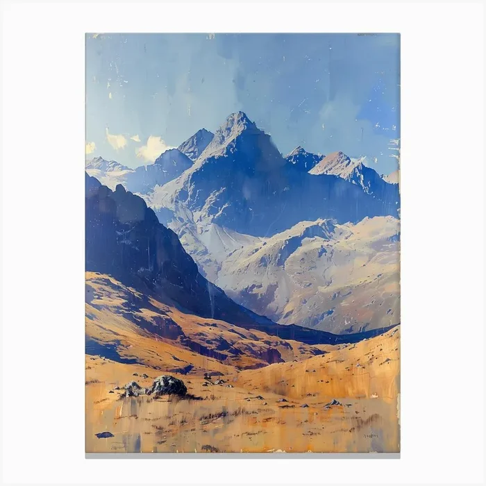 Scottish Highlands 1 Canvas Print by DamianLuna