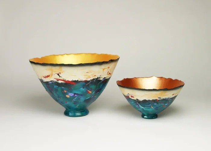 Sea Green Cityscapes Bowl