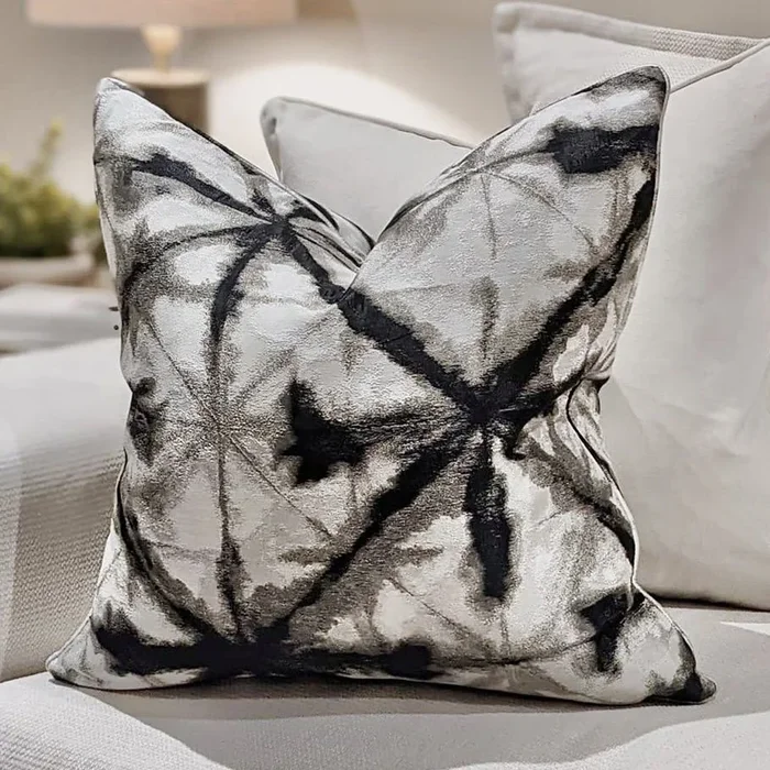 Shop Arizona Black & Grey Print Cushion – 50 x 50cm