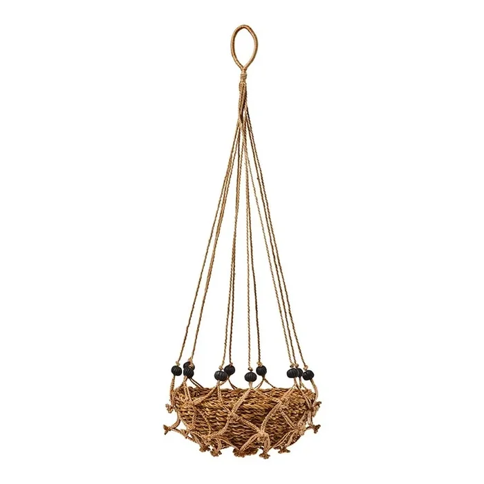 Sika Black Beads Hanging Pot