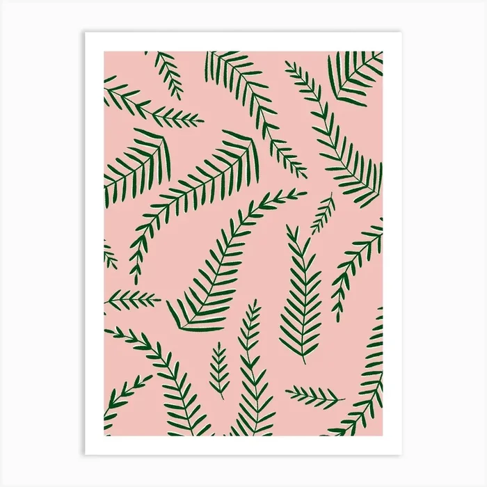 Simple Stems Art Print by Katie Grosvenor
