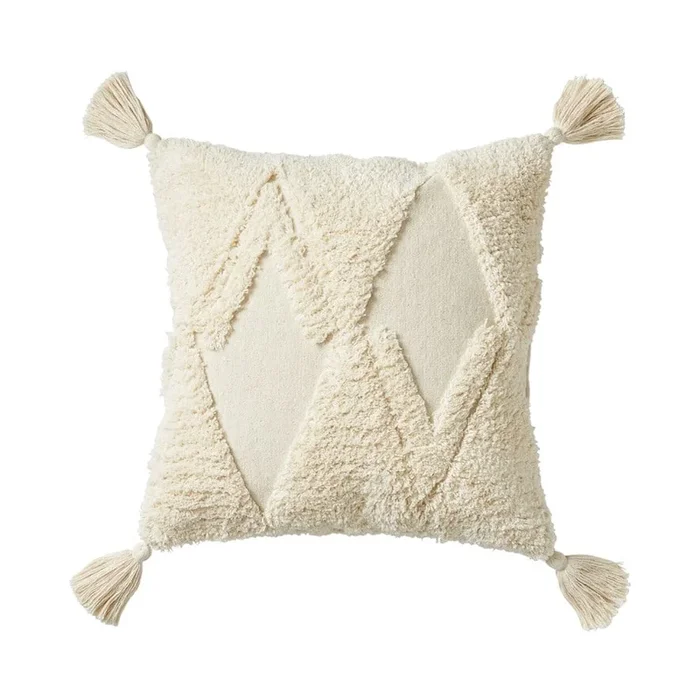 Skyler Natural Tufted Cushion
