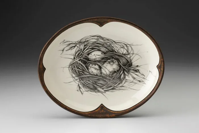 Small Serving Dish: Quail Nest