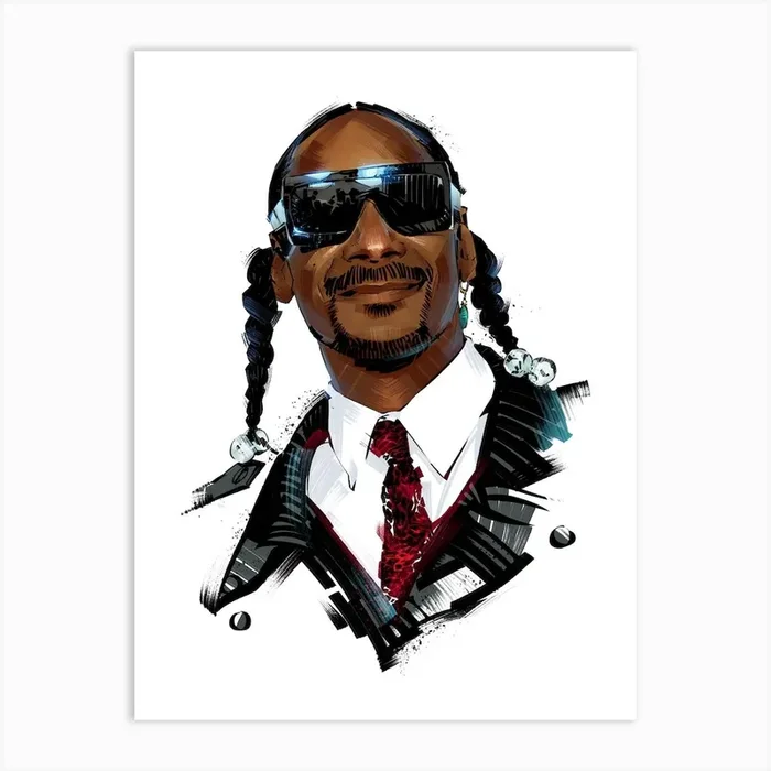 Snoop Dogg Art Print by Nikita Abakumov