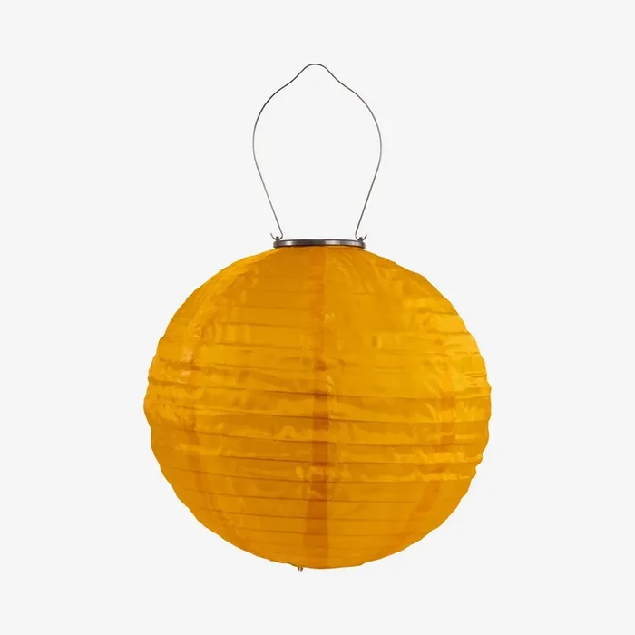 Soji Festival Solar Lantern – Canary Yellow by Allsop Home and Garden
