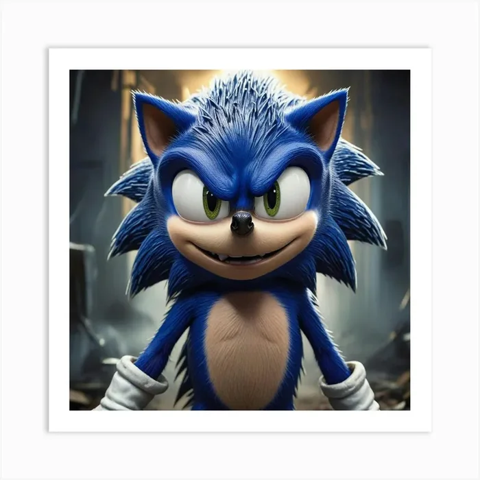 Sonic The Hedgehog Art PrintN by NarXyN