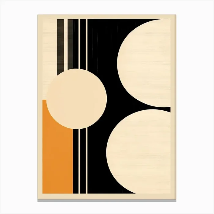 Spectrum Symphonies: Geometric Odyssey Canvas Print by Art-Syndicate