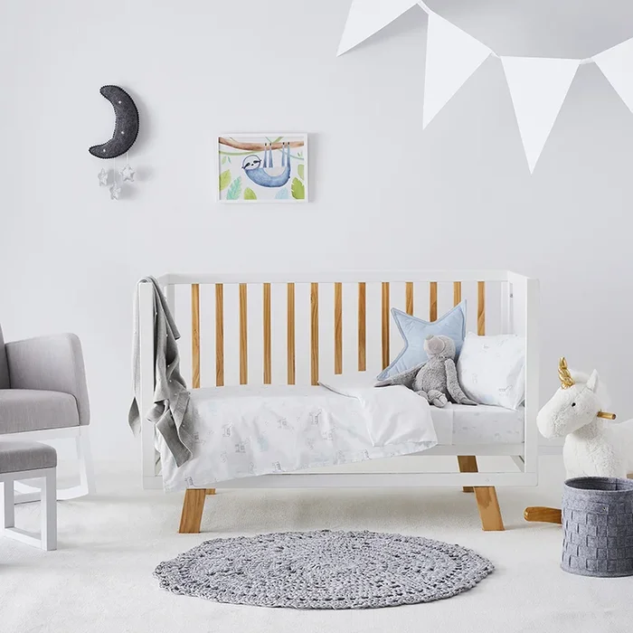 Spot The Sloth Cot Quilt Cover Set
