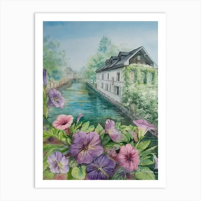 Spring Strasbourg Art Print by Svitlana Natarova