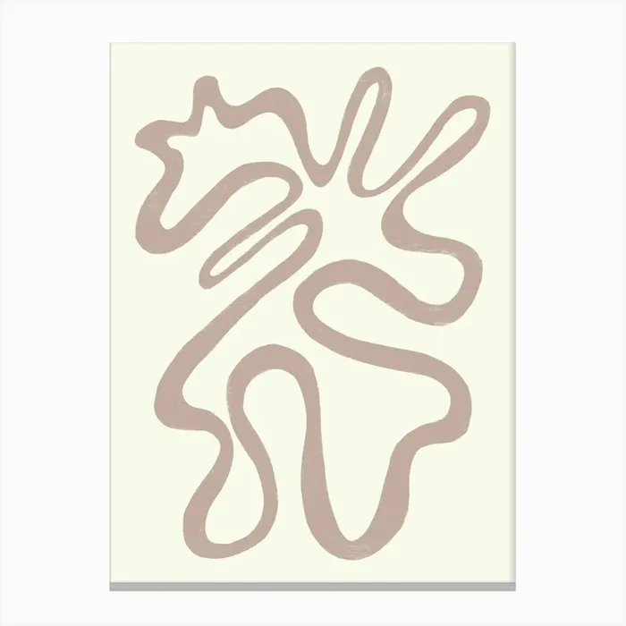 Squiggle Canvas PrintPA by Print and Pigment