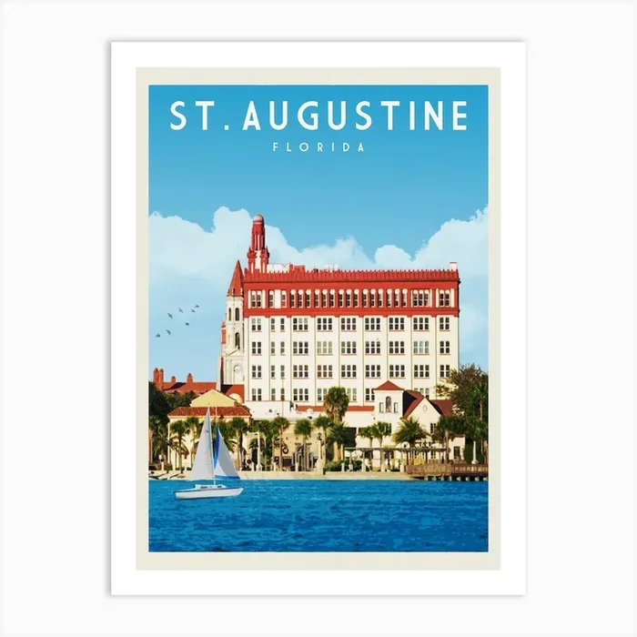 St Augustine Art Print by Vintaprints
