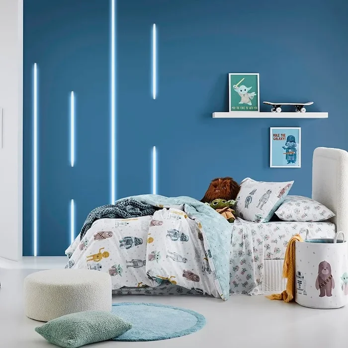 Star Wars Steel Blue Quilt Cover Set