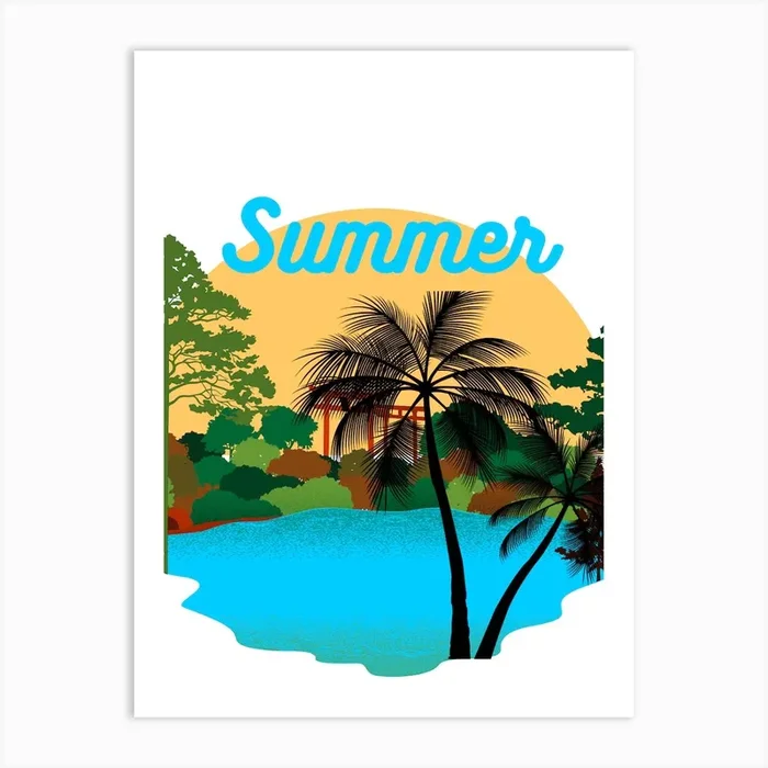 Summer In Japan Art Print by Nexus