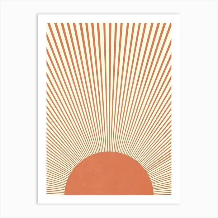 Sun Rise Art Print by Meant To Be