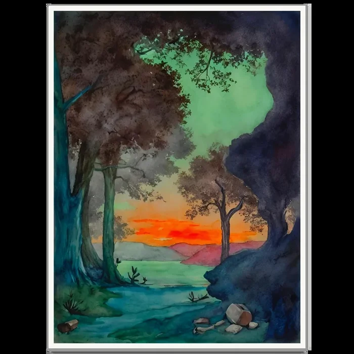 Sunset Through the Hollow