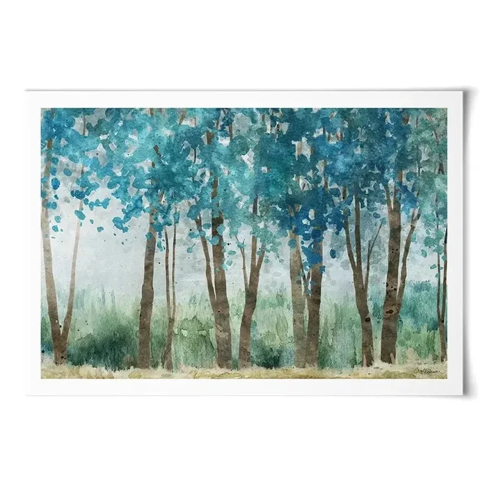 Sunwashed Grove Art Print