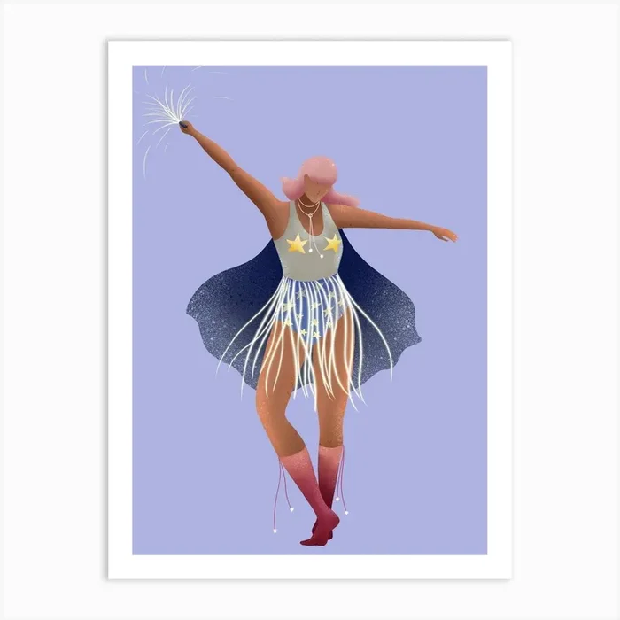 Super Art Print by Jess Illustrates