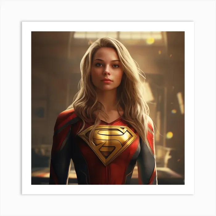 Supergirl Art PrintT by truii