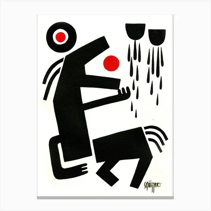 Tears For Fears Canvas Print by Squizzato