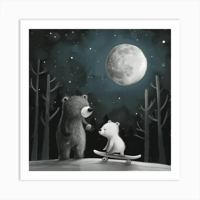 Teddy Bears Art Print by Happy Wall Art