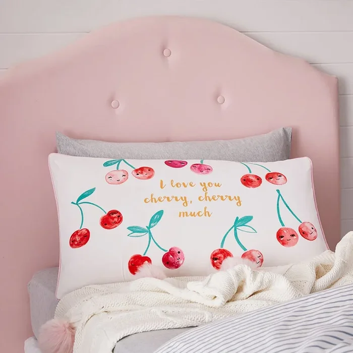 Text Pillowcase Cherry Baby