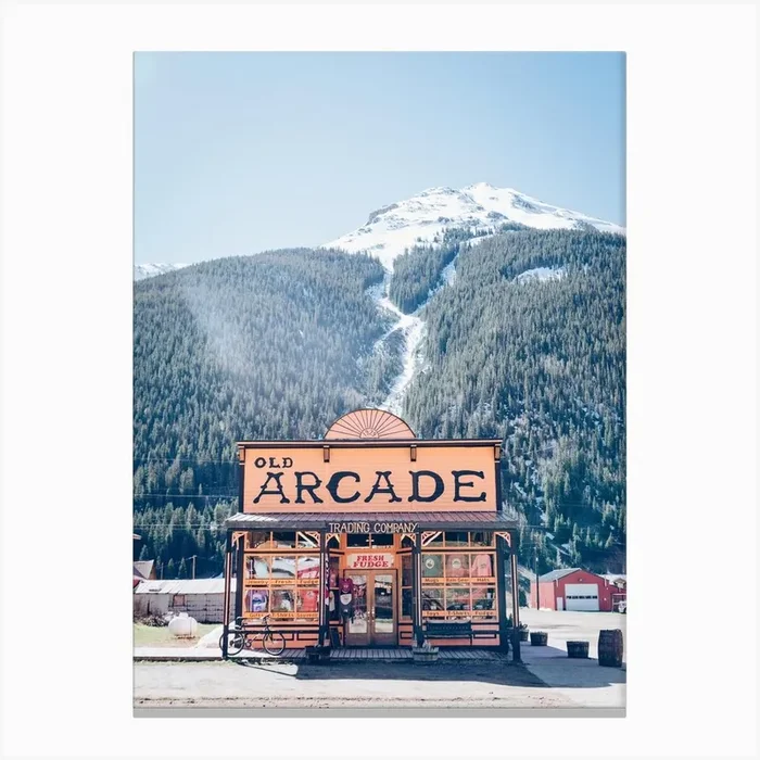 The Arcade Canvas Print by Lindsey Erin