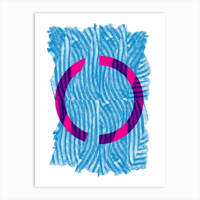 The Big O Blue Art Print by Studio Turbo