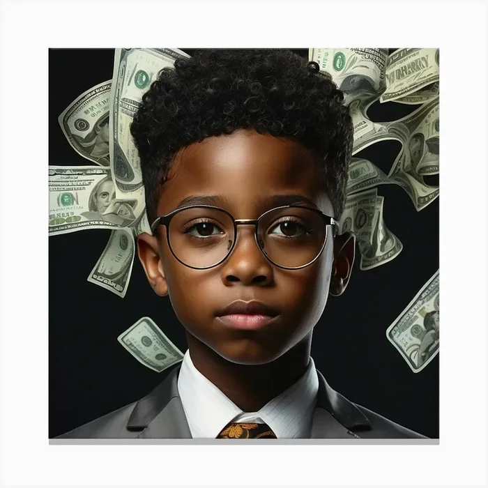 The Little Businessman Canvas Print by leen859